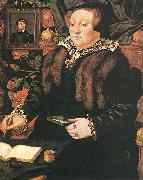 EWORTH, Hans Portrait of Lady Dacre fg painting